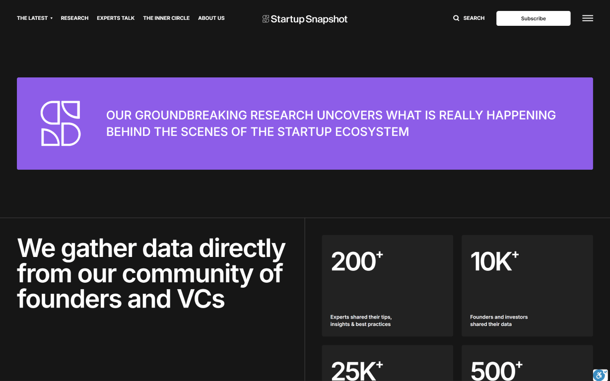 Startup Snapshot — additional screenshot 4